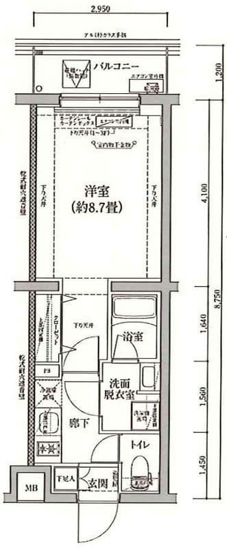 アイルプレミアム東京上石神井 209 間取り図