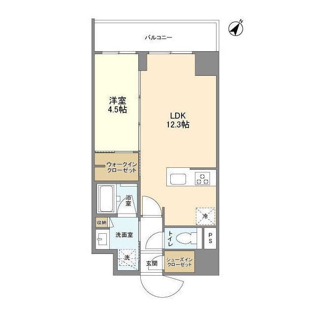 ONE ROOF FLAT ASAKUSA IRIYA 0905 間取り図