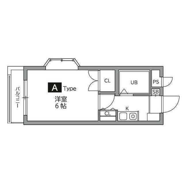 ポントワーズ代田 201 間取り図