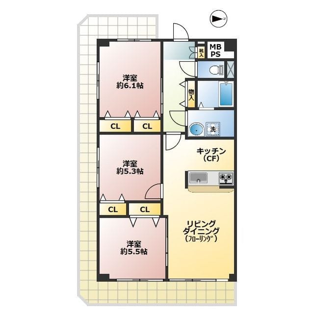 洋伸東大島マンションの写真