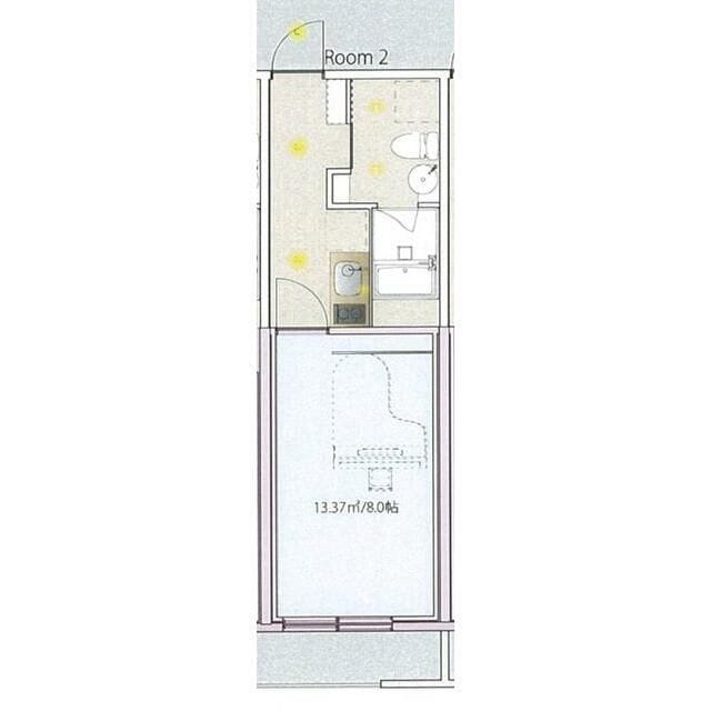 音楽のいえ ROOM2 間取り図