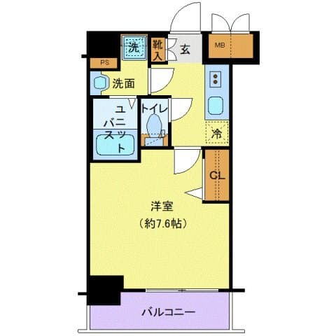プレサンス新宿中落合メーディオ 504 間取り図