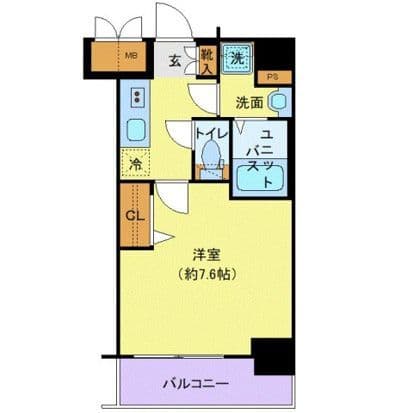 プレサンス新宿中落合メーディオ 605 間取り図