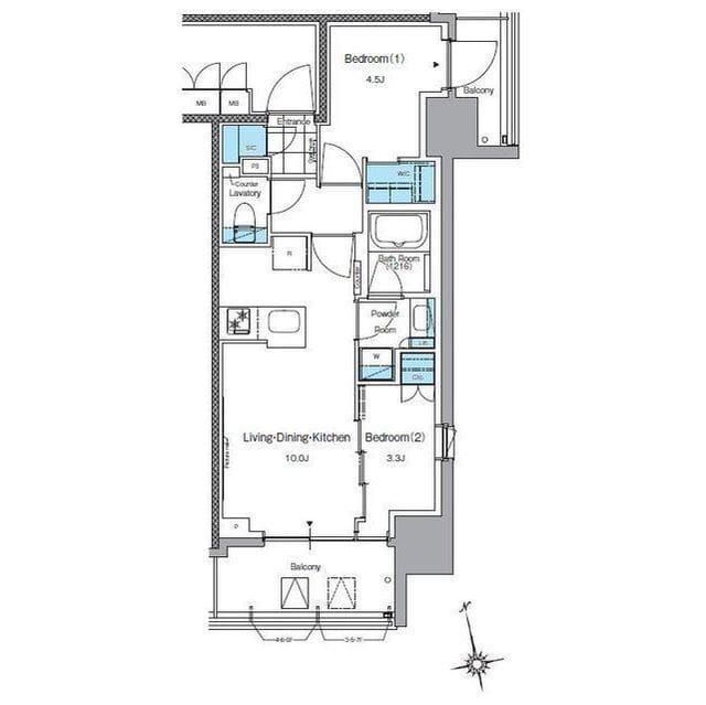 J.リヴェール上野入谷フロント 0204