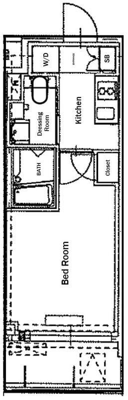 プライマル方南町 102 間取り図