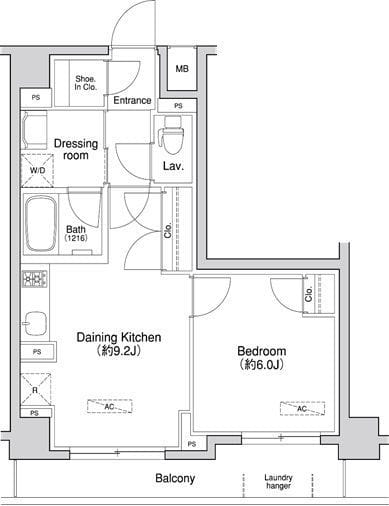 プライマル方南町 305 間取り図