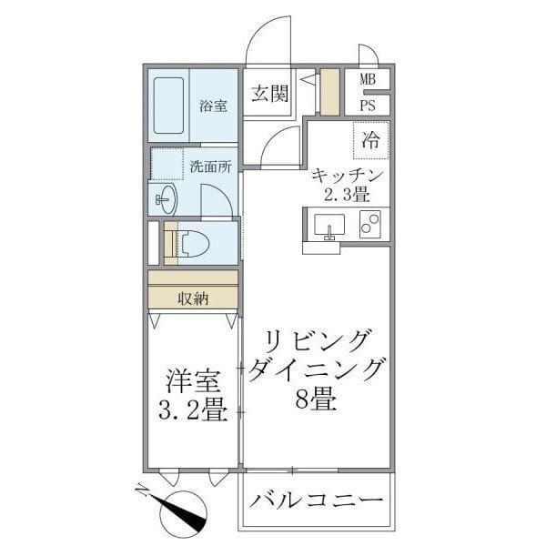ロンサールA棟 A7