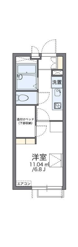 レオパレスOgikuboST3 204 間取り図