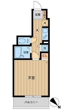 HF東神田レジデンス 0402 間取り図