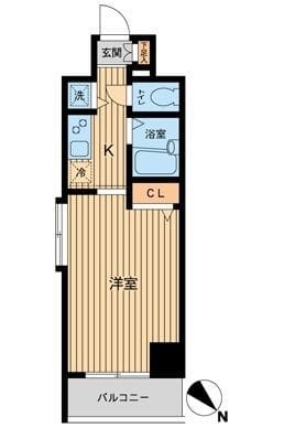 HF東神田レジデンス 0701 間取り図