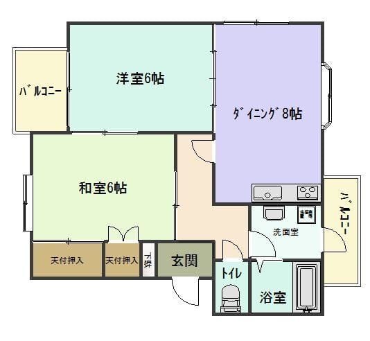 メゾンGP 102 間取り図