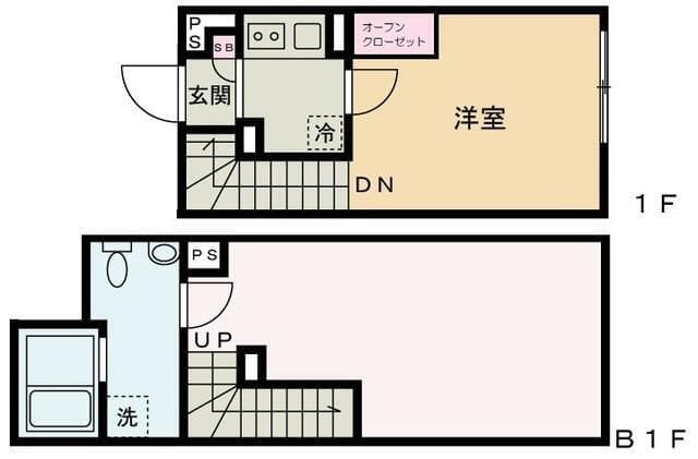 ラヴィーダ東長崎 102 間取り図