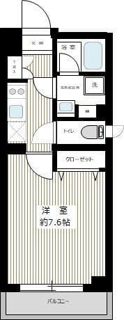 XEBEC下丸子 302 間取り図