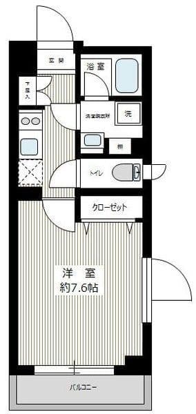 XEBEC下丸子 501 間取り図