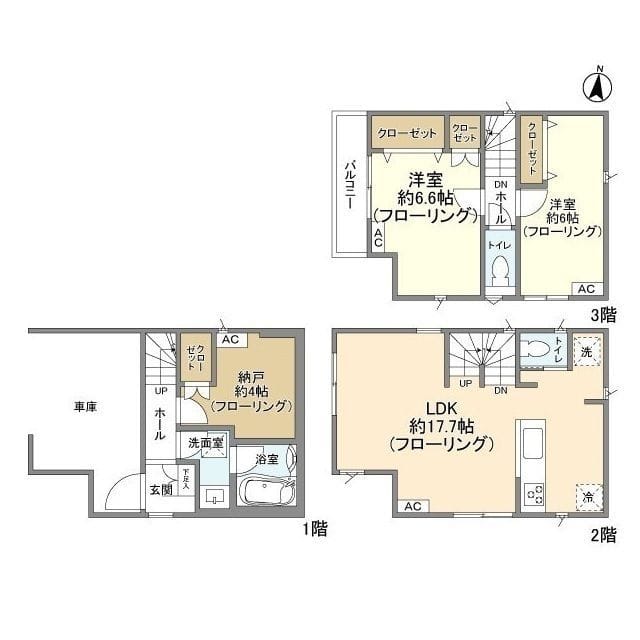Kolet和光市#02 21.5万円/入力なし/なし 間取り図