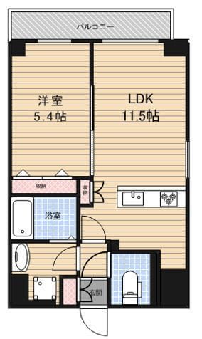 RIDGE王子神谷 903 間取り図
