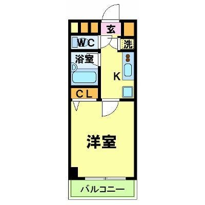 パレステュディオ渋谷WEST 211 間取り図