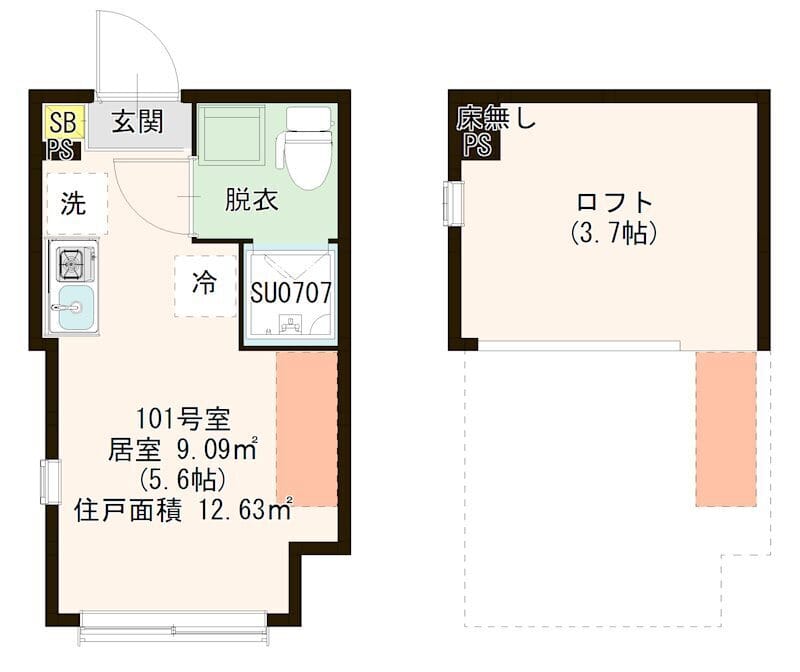 ハーモニーテラス千住河原町Ⅲ 105