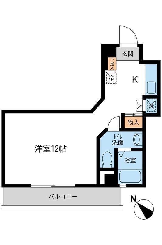 JMFレジデンス新横浜 0308 間取り図