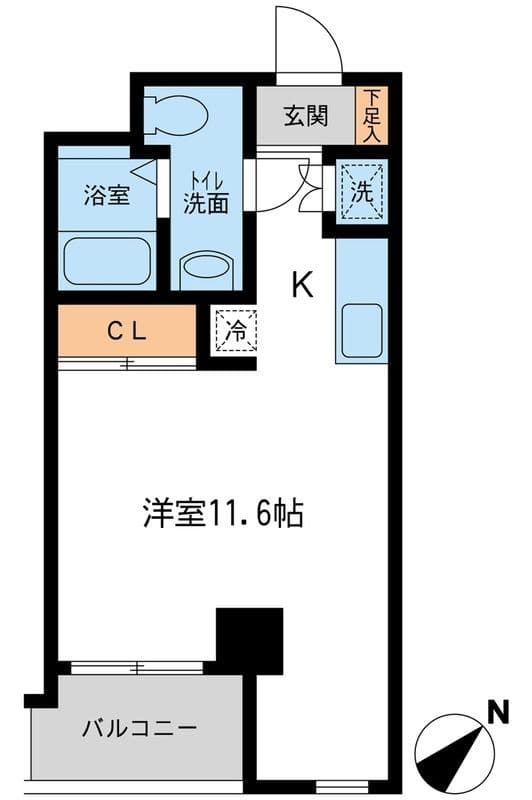 JMFレジデンス新横浜 0412 間取り図