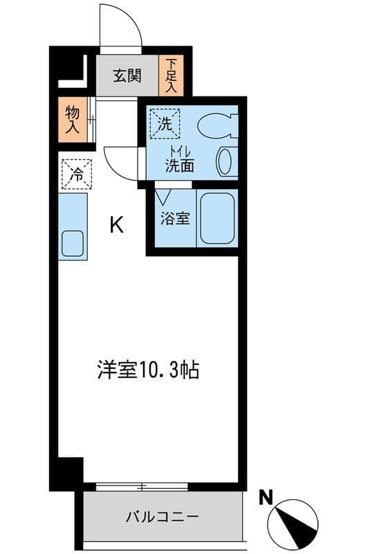 JMFレジデンス新横浜 0505 間取り図