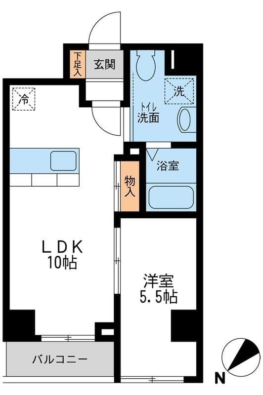 JMFレジデンス新横浜 0603 間取り図