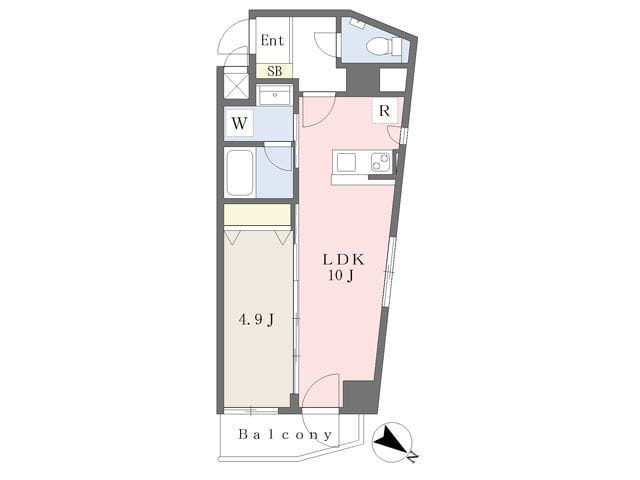 ムジカーレ東十条 501 間取り図
