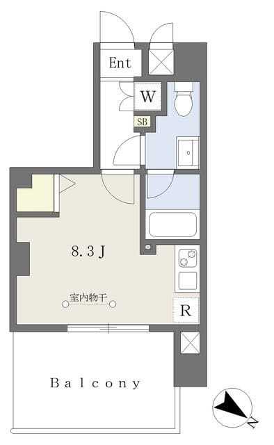 ムジカーレ東十条 503 間取り図