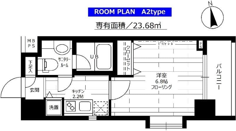ステージグランデ本郷 1101 間取り図
