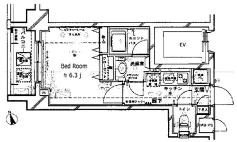 ステージグランデ本郷 407 間取り図