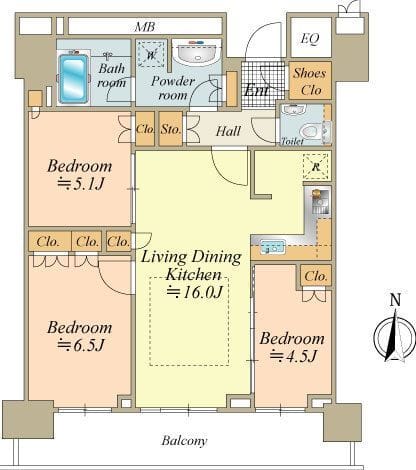 ザ・パークハウス晴海タワーズティアロレジデンス 4707