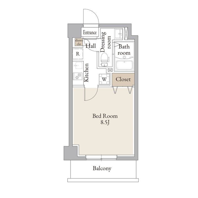 グランカーサお花茶屋 0205 間取り図