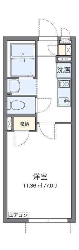 クレイノベル ヴァレー 104 間取り図