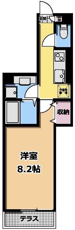 BELL HOUSE 103 間取り図