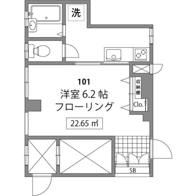 ガーデンパレス早稲田 101