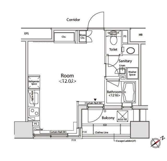 カスタリア目黒かむろ坂 602