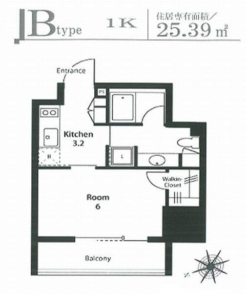 ステイシス町屋 0402 間取り図