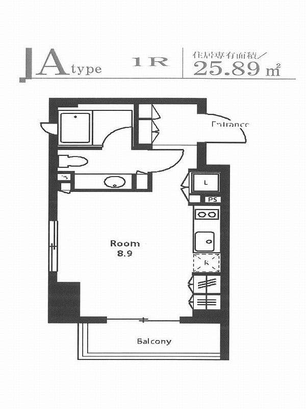 ステイシス町屋 0801 間取り図