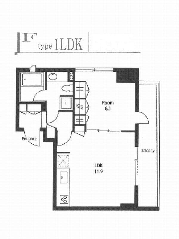 ステイシス町屋 0806 間取り図
