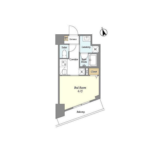 アビティ下北沢 403 間取り図