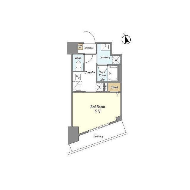 アビティ下北沢 603 間取り図