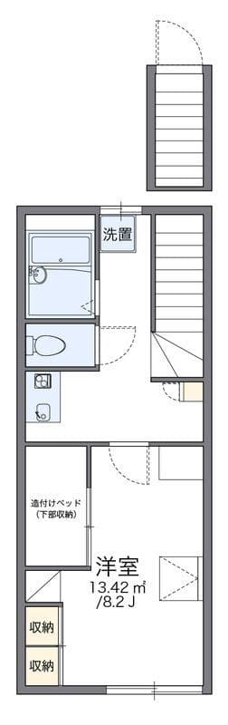 レオパレス小竹向原A 204 間取り図