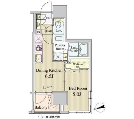 パークナードフィット新富町 402