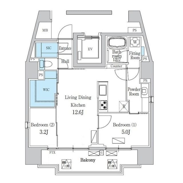 デュオフラッツ品川戸越 1301