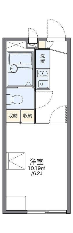 レオパレスエクセルアサヒ 106 間取り図