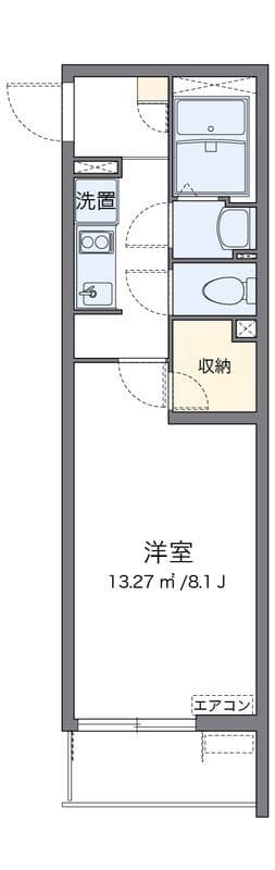 クレイノフィオーレ八幡 205 間取り図