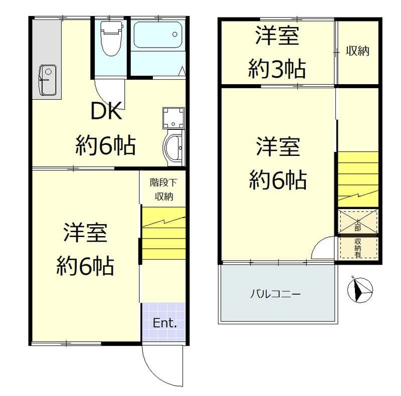 テラスジロー 2 間取り図