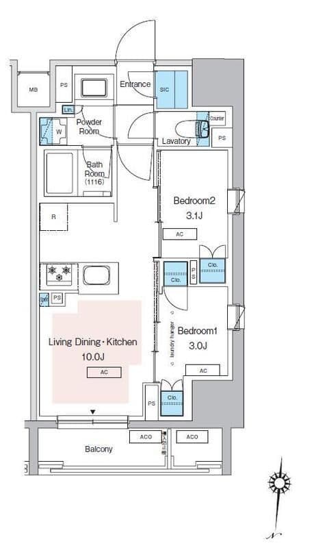 プレディアコート錦糸町スカイビュー 1101