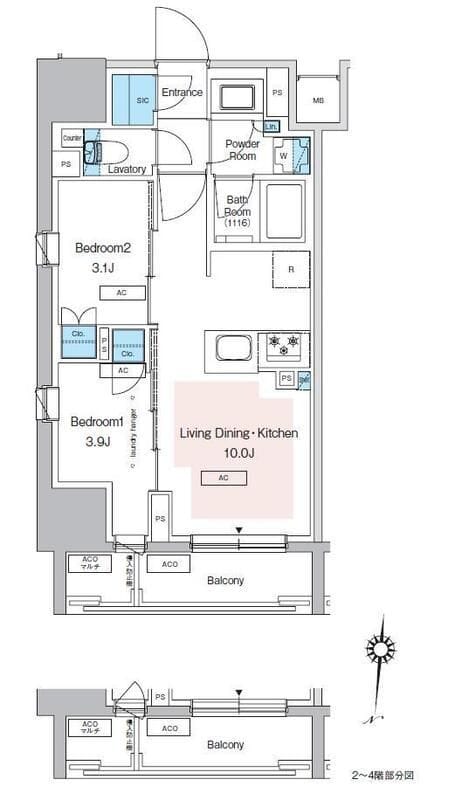 プレディアコート錦糸町スカイビュー 206