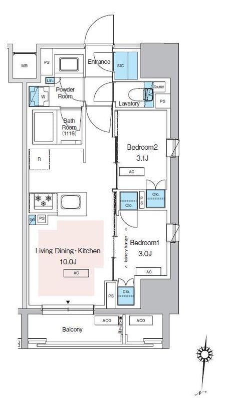 プレディアコート錦糸町スカイビュー 301